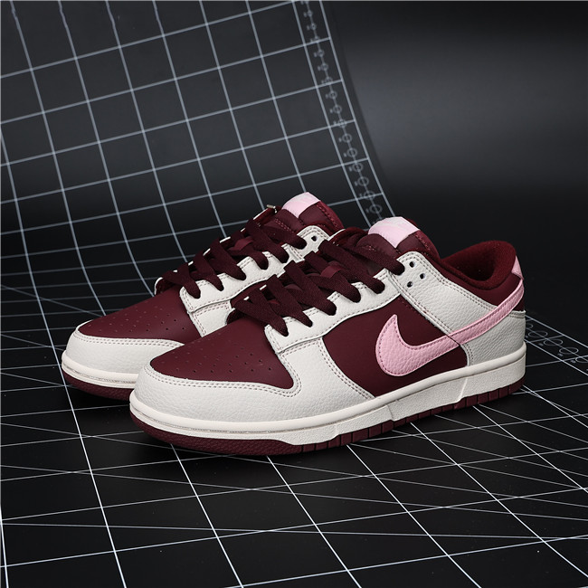 Men's Dunk Low Burgundy Shoes 0303 Men's Dunk Low Burgundy Shoes 0303